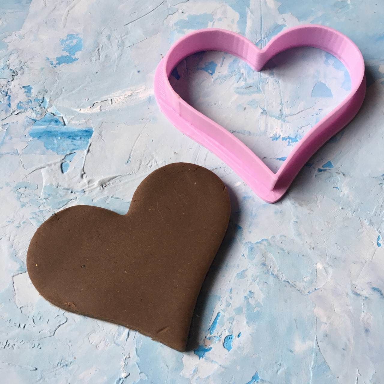 Heart Cookie Cutter 3D print model_8