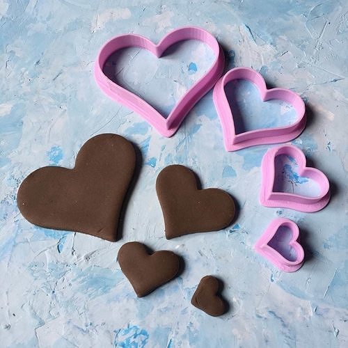 Heart Cookie Cutter 3D print model