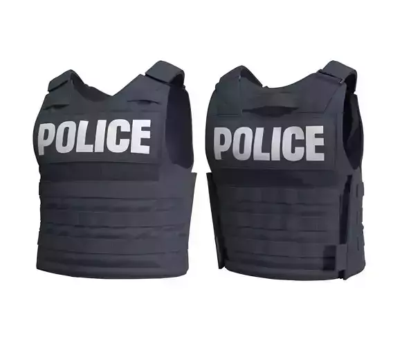 GH Armor Tactical Response Carrier Police Vest - MD 3D model