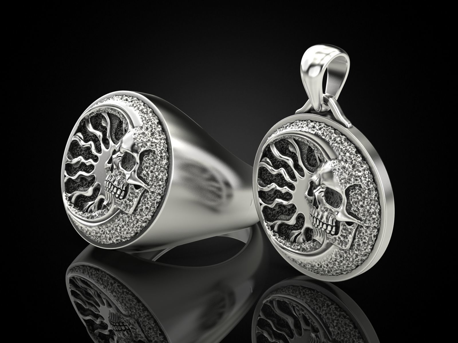 Collection Skull moon sun _2