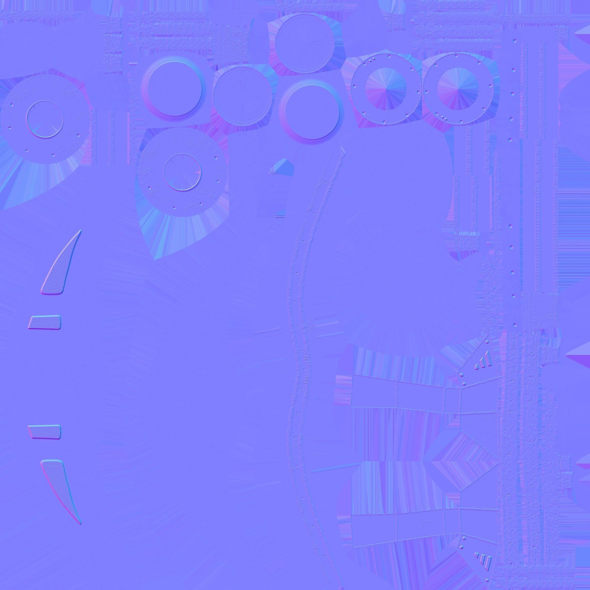 Steampunk Mask A05 Black Green - SciFi Character Design Low-poly 3D model_22