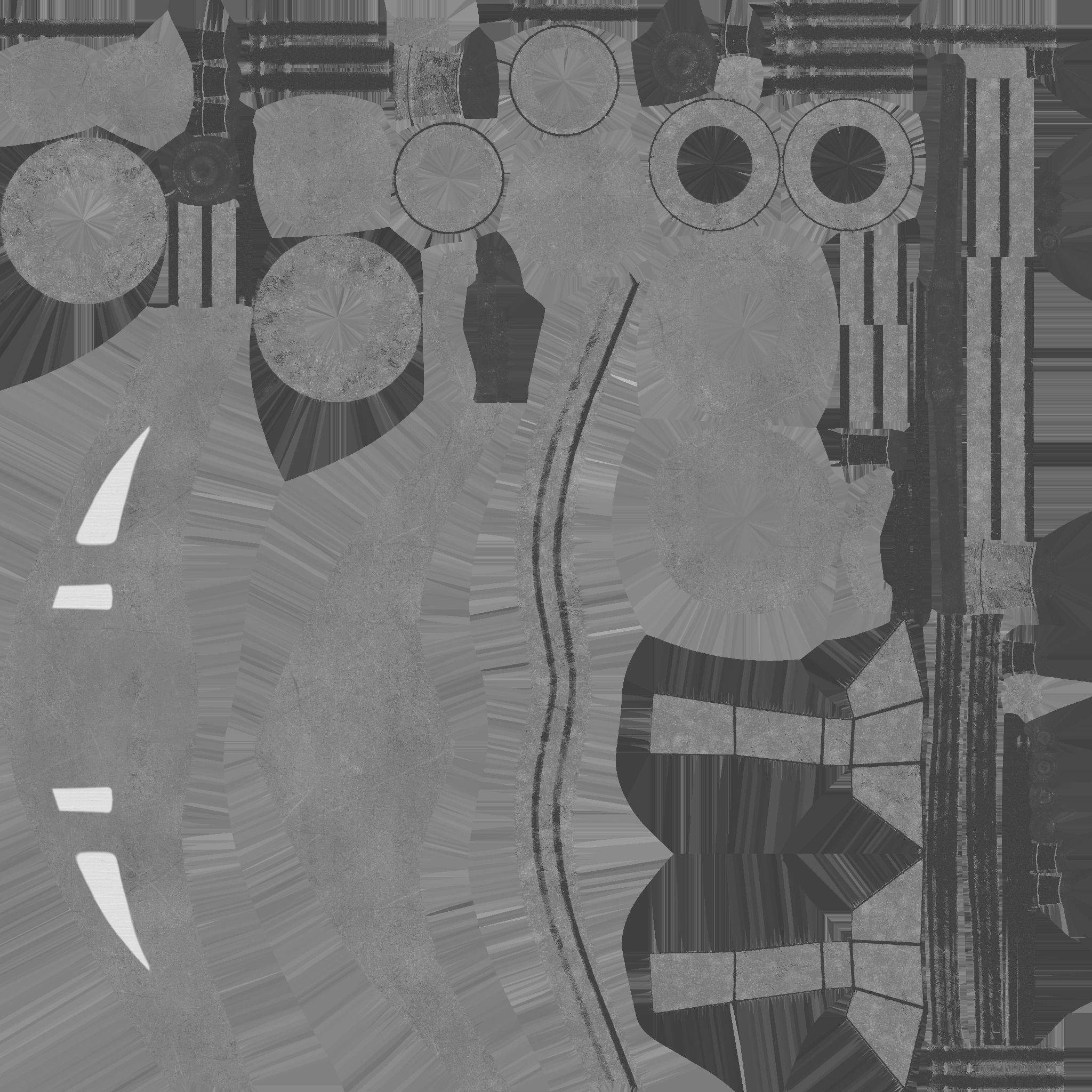 Steampunk Mask A05 Black Green - SciFi Character Design Low-poly 3D model_23