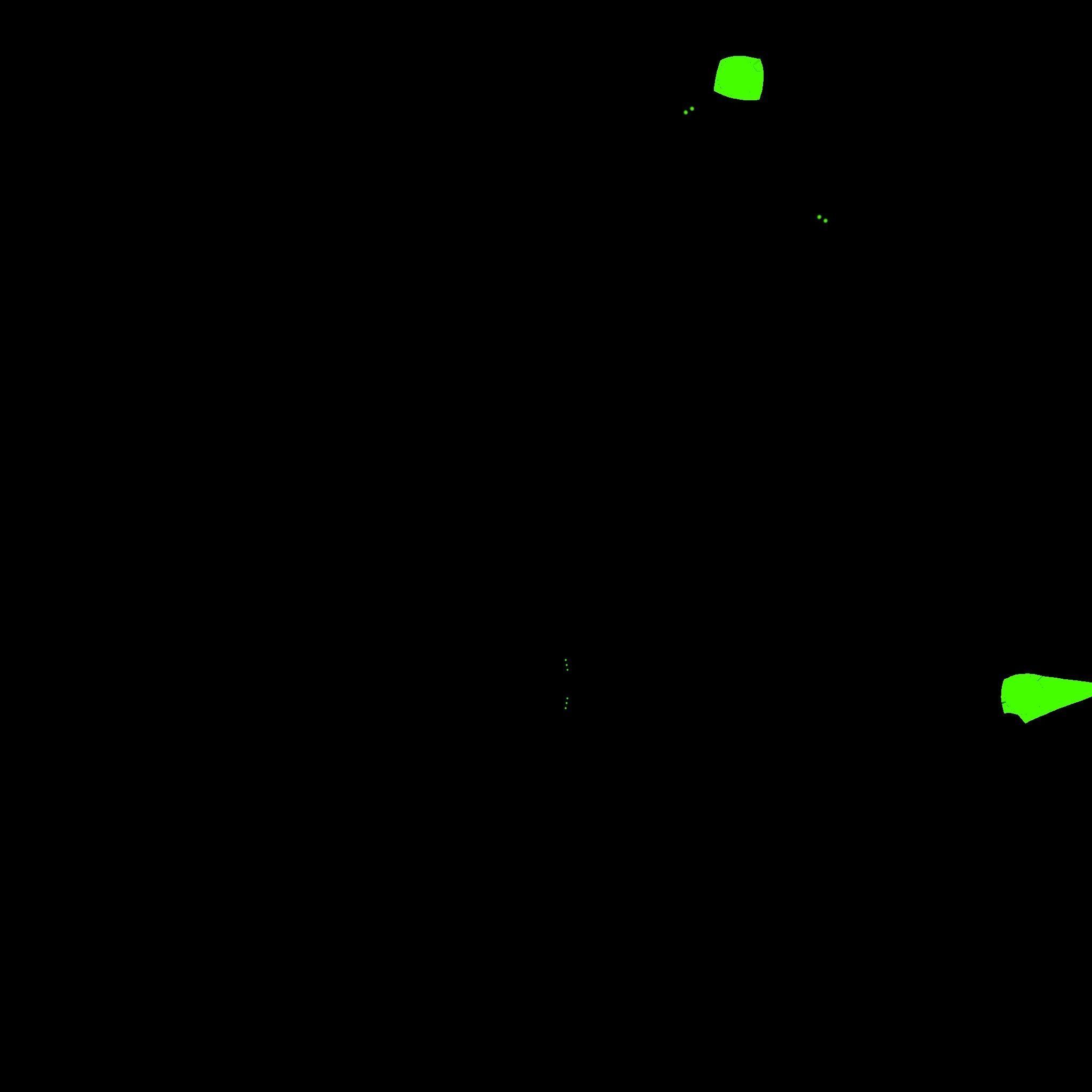 Steampunk Mask A05 Black Green - SciFi Character Design Low-poly 3D model_19