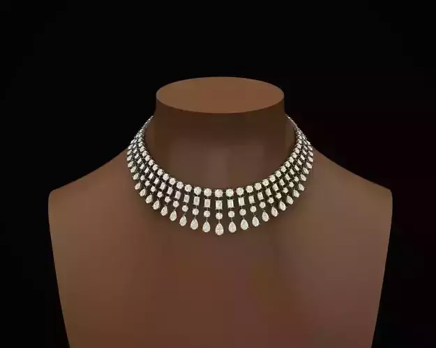 Necklace diamond