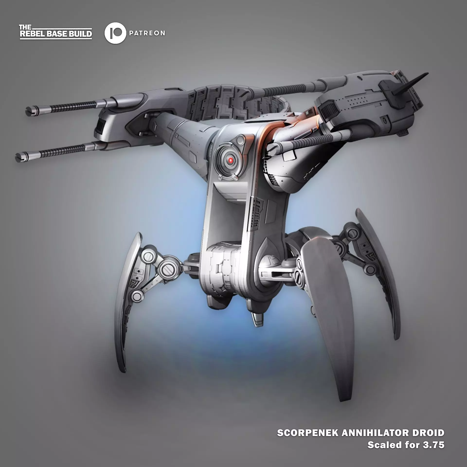 The Book Of Boba Scorpenek Annihilator Droid 3D print model_0