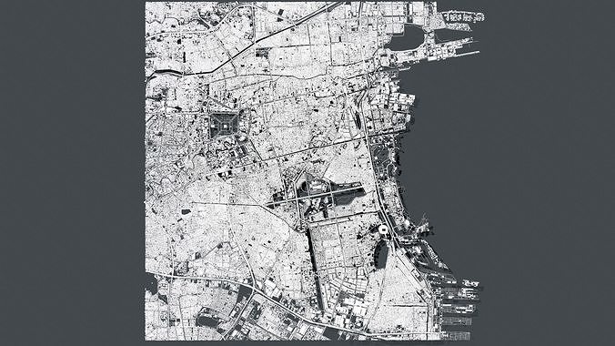 Cityscape Jakarta Indonesia 3D model 5