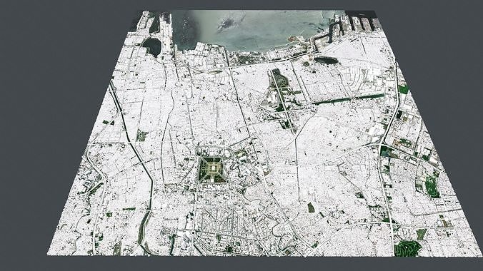 Cityscape Jakarta Indonesia 3D model 3