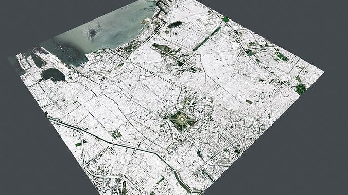 Cityscape Jakarta Indonesia 3D model 4