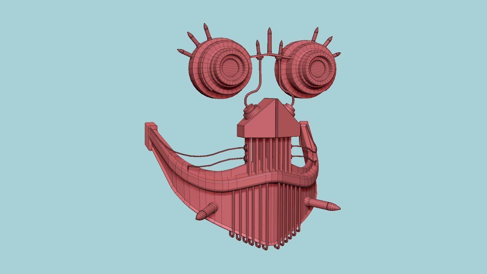 10 Steampunk Masks A Collection - SciFi Character Design _14