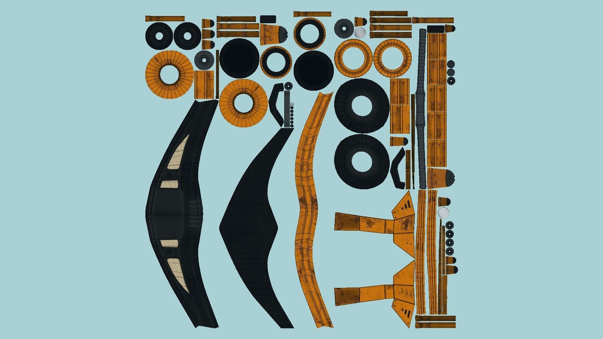 10 Steampunk Masks A Collection - SciFi Character Design _75