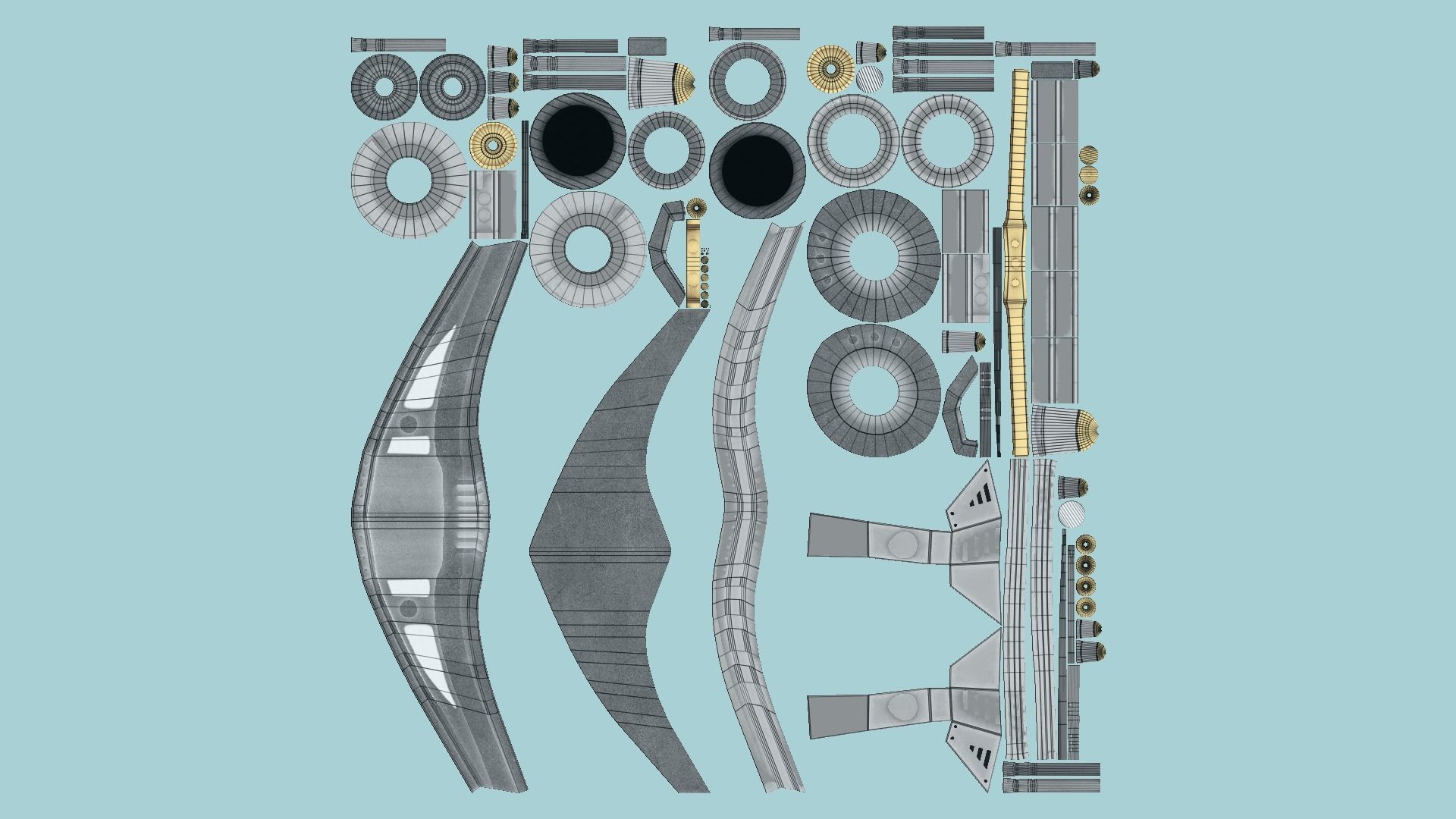 10 Steampunk Masks A Collection - SciFi Character Design _70