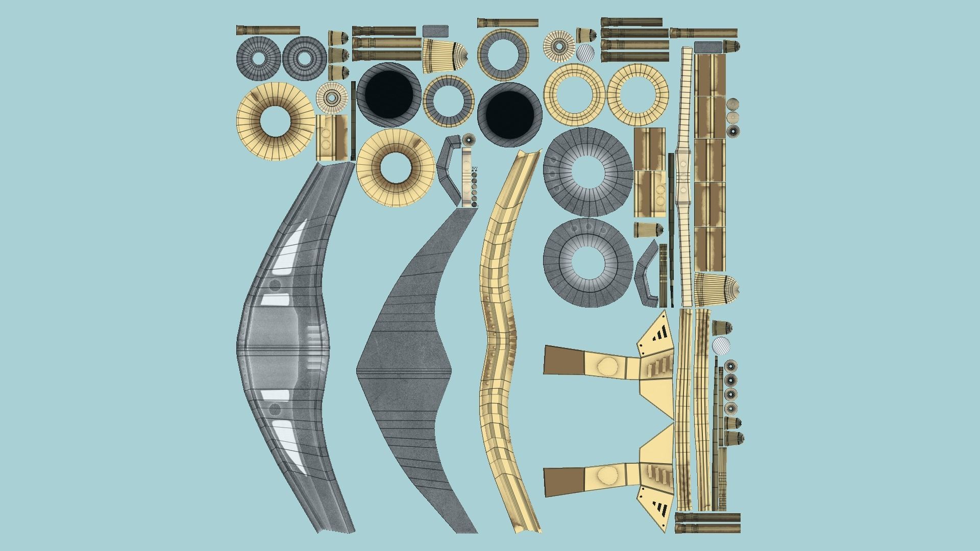 10 Steampunk Masks A Collection - SciFi Character Design _72