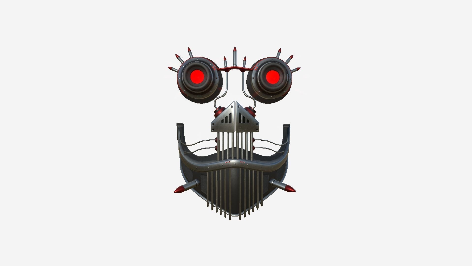 10 Steampunk Masks A Collection - SciFi Character Design _60
