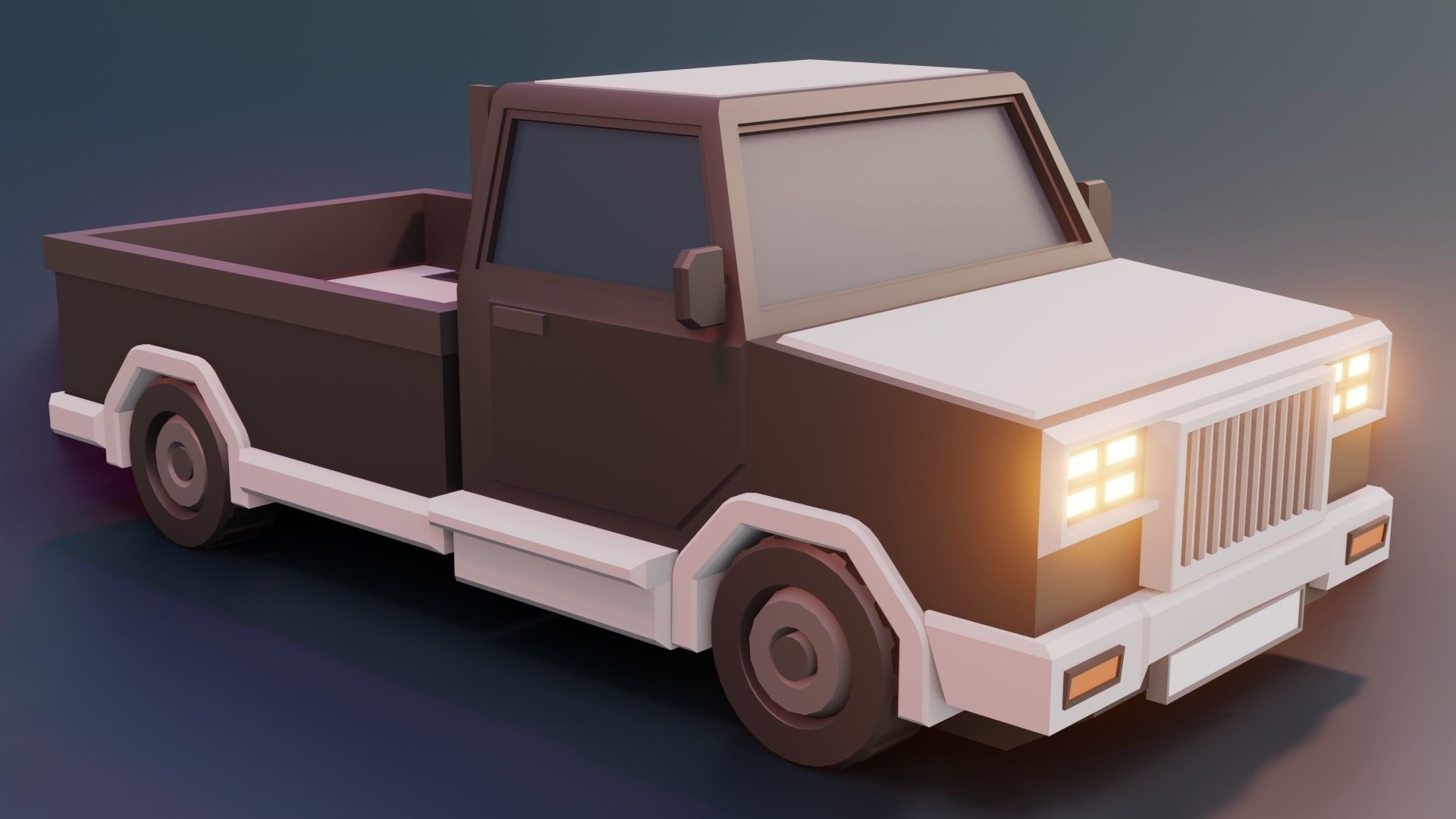 low poly cars vol 04 lowpoly Low-poly 3D model_29