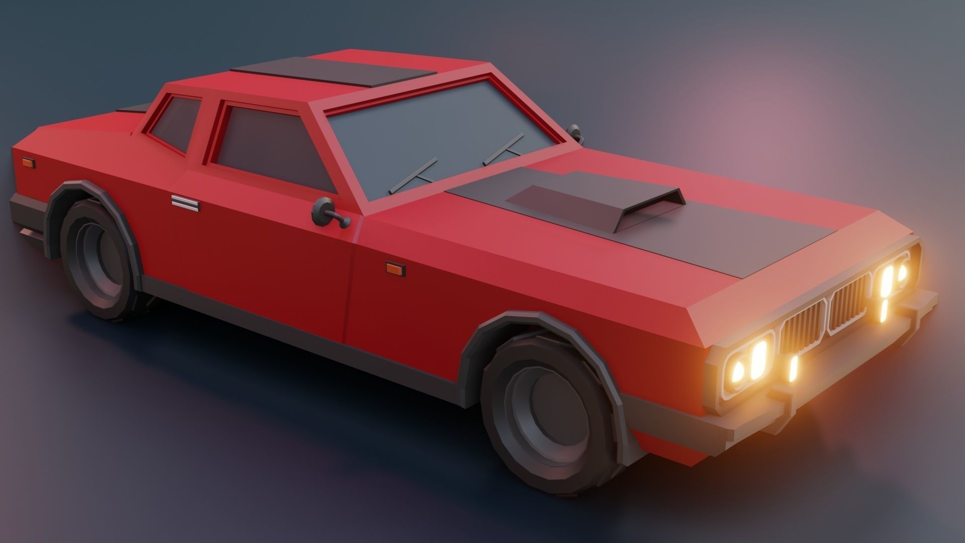 low poly cars vol 04 lowpoly Low-poly 3D model_15