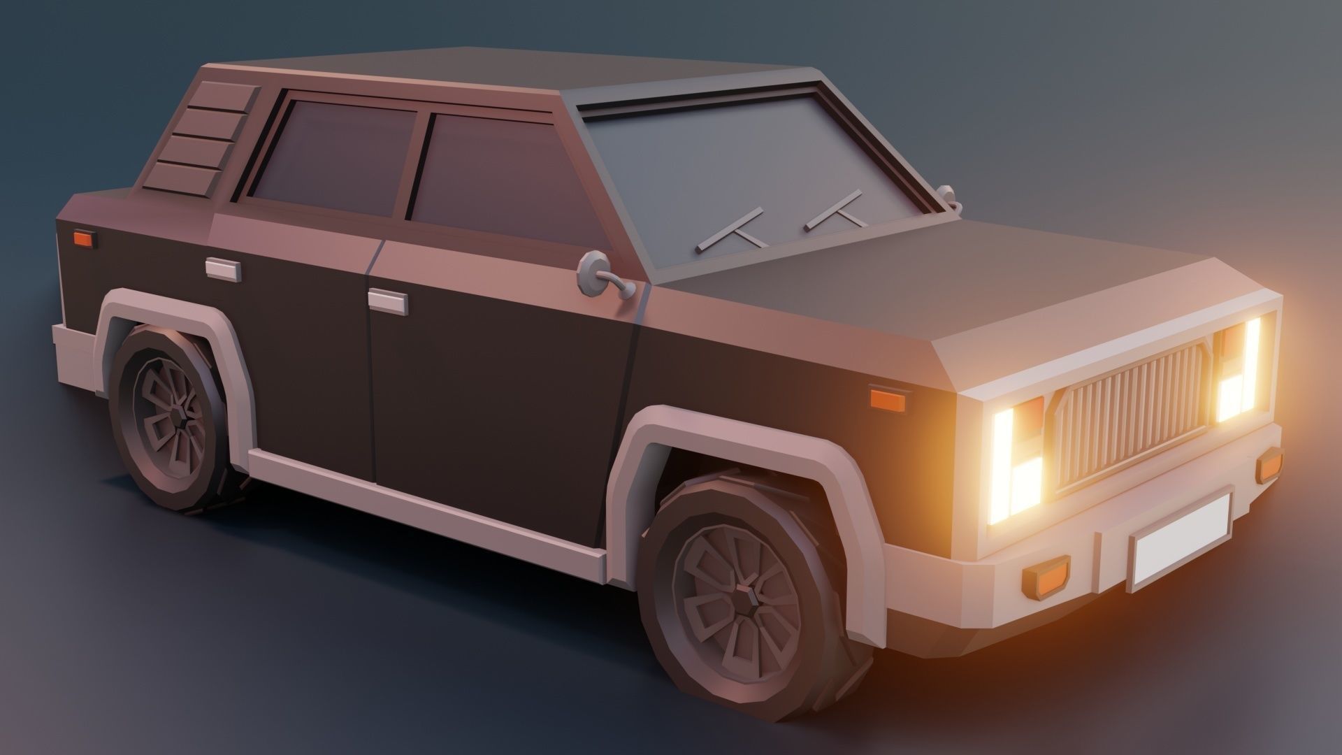 low poly cars vol 04 lowpoly Low-poly 3D model_19