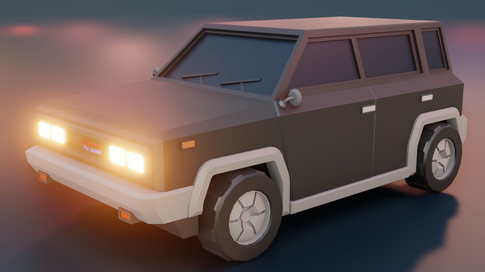 low poly cars vol 04 lowpoly Low-poly 3D model_11