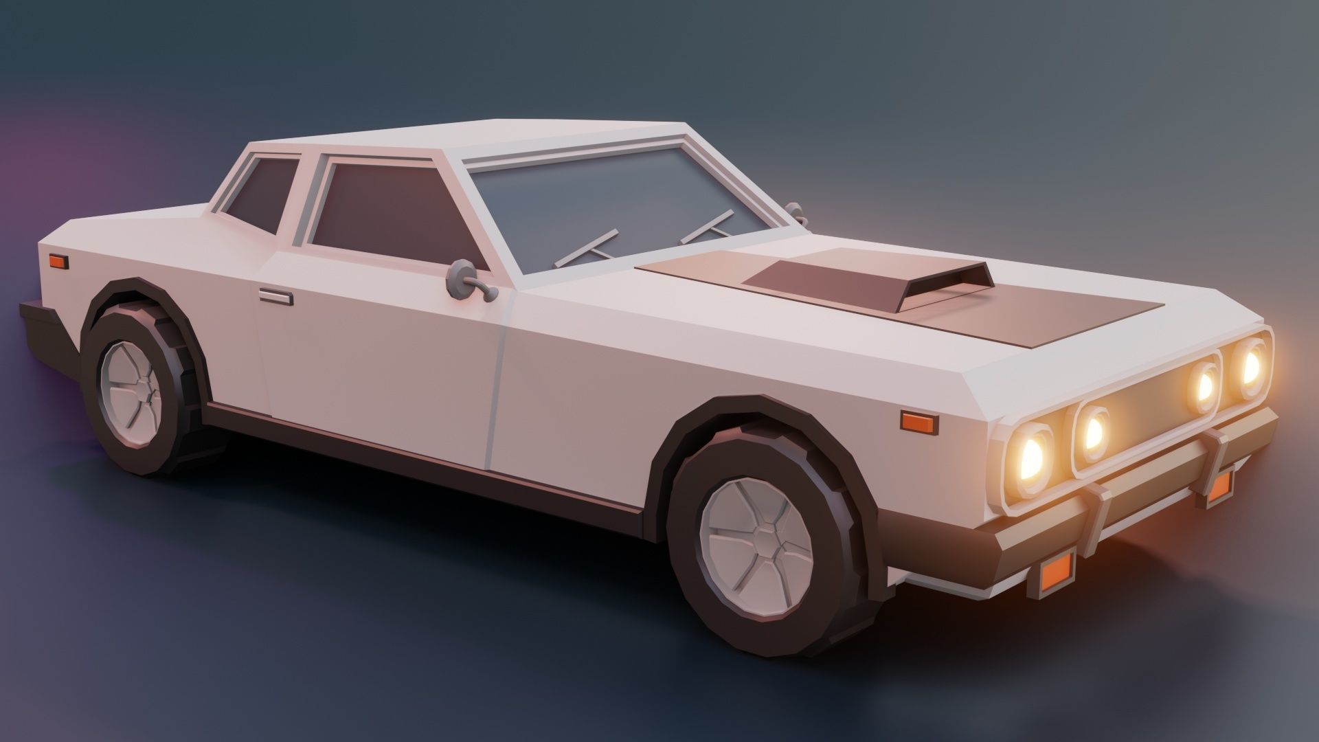 low poly cars vol 04 lowpoly Low-poly 3D model_22