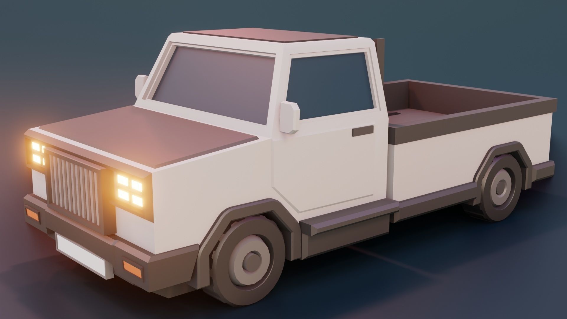 low poly cars vol 04 lowpoly Low-poly 3D model_30