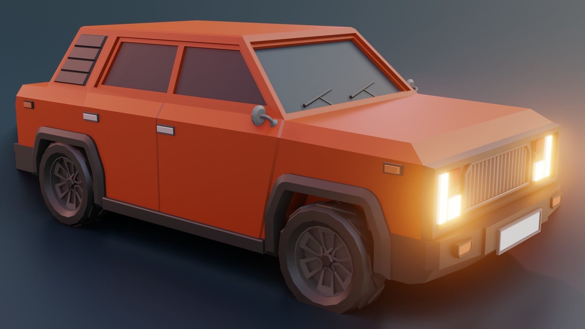 low poly cars vol 04 lowpoly Low-poly 3D model_14