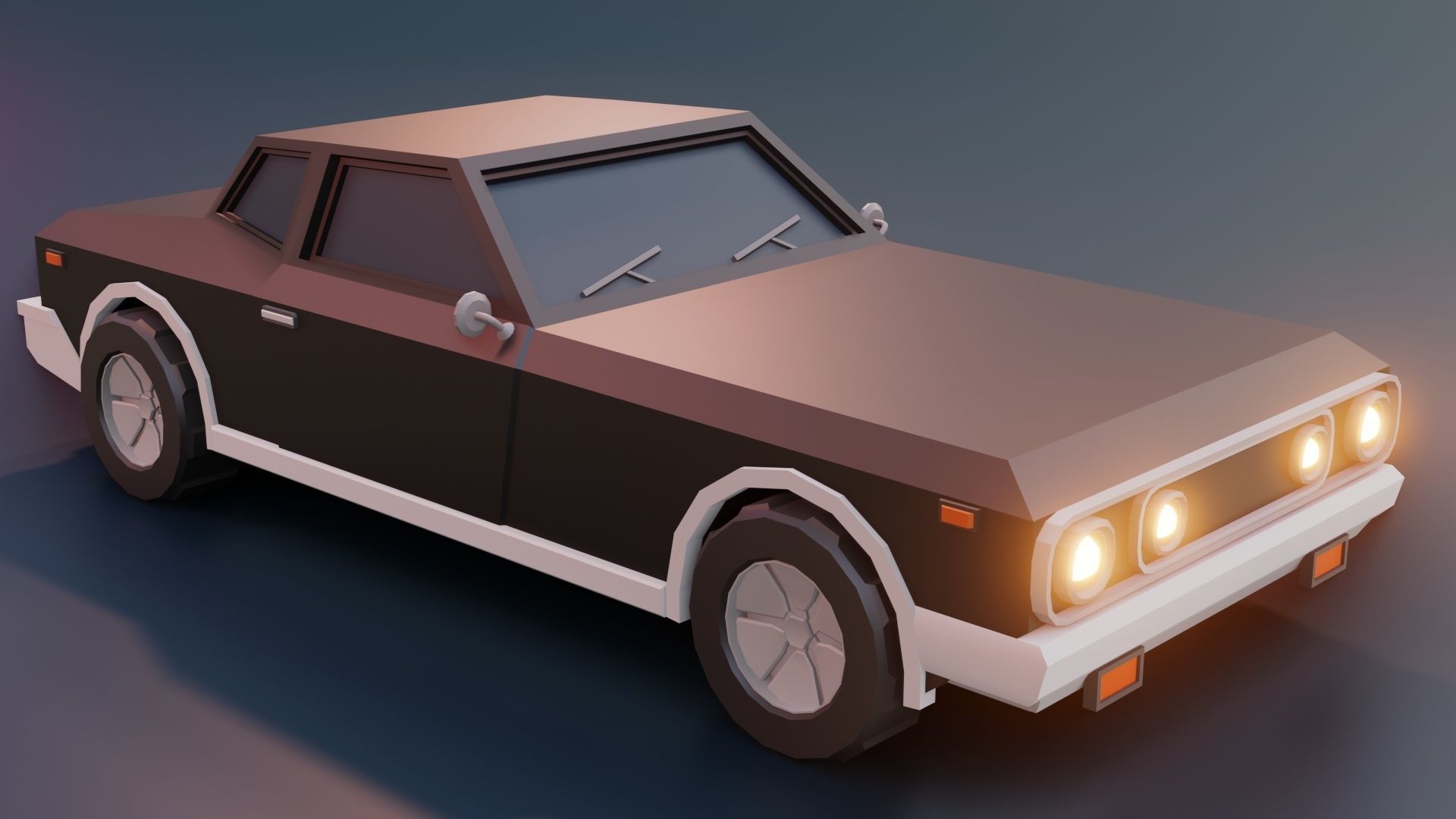 low poly cars vol 04 lowpoly Low-poly 3D model_21