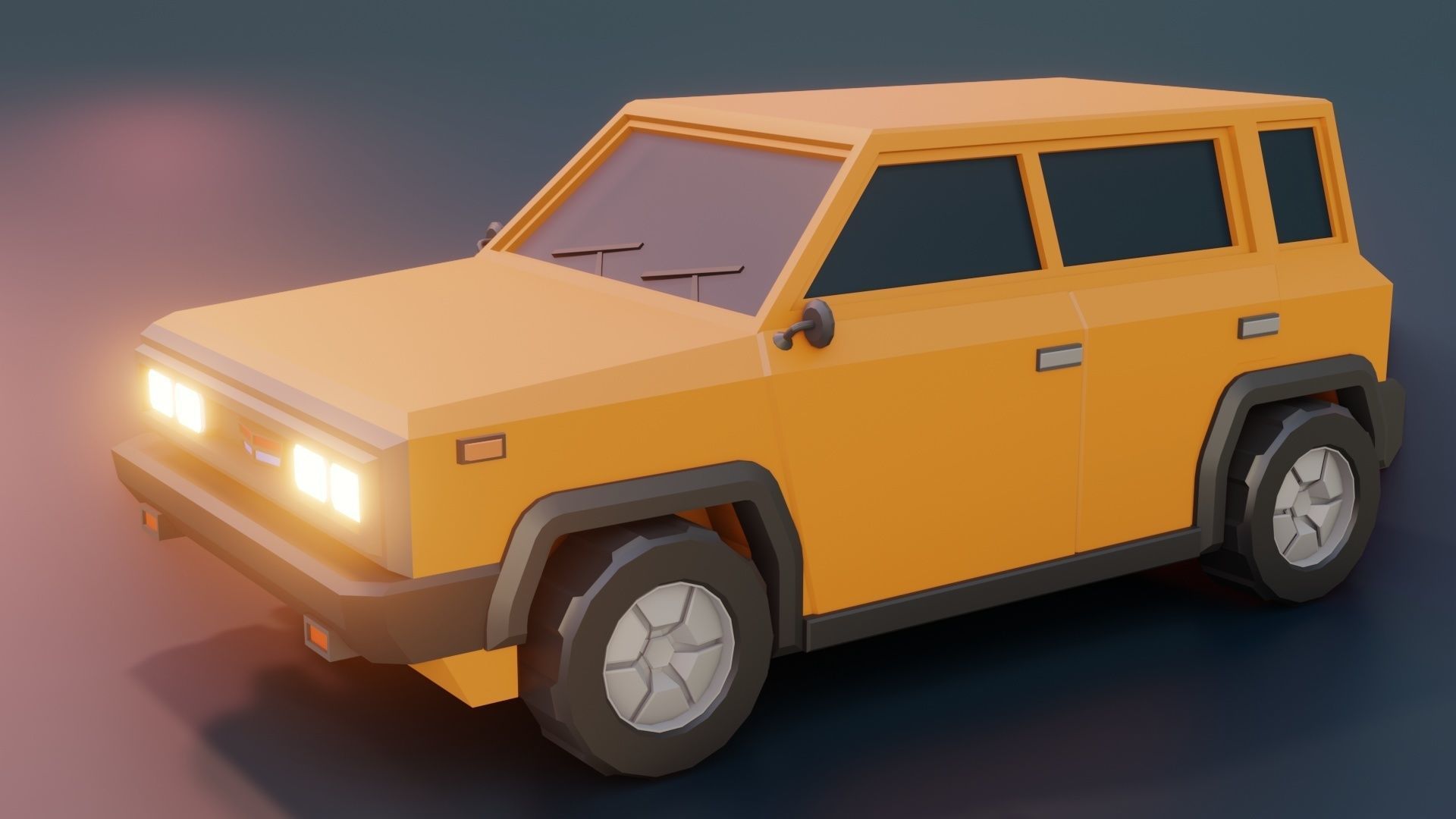 low poly cars vol 04 lowpoly Low-poly 3D model_23