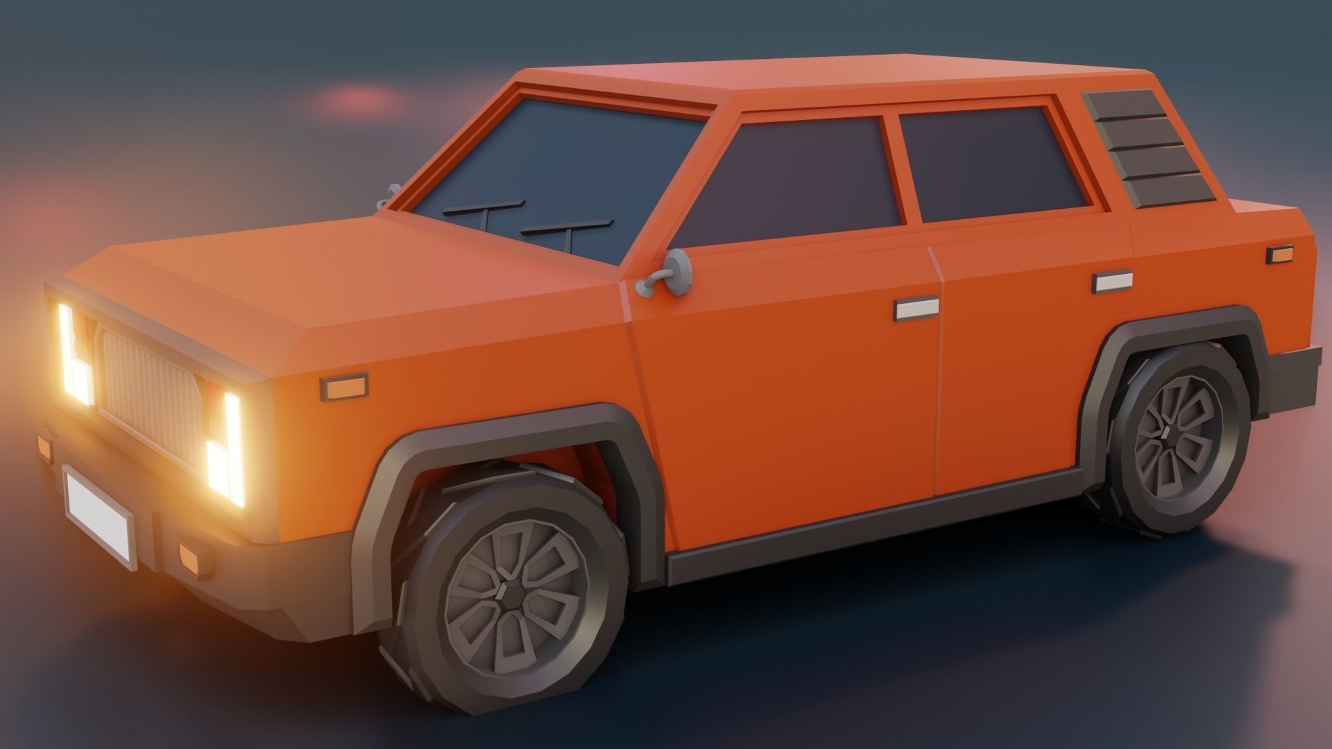 low poly cars vol 04 lowpoly Low-poly 3D model_5
