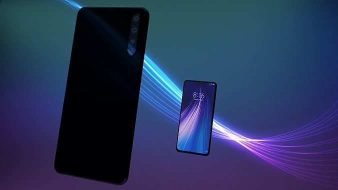RedmiNote8 xiaomi redmi note Free 3D model