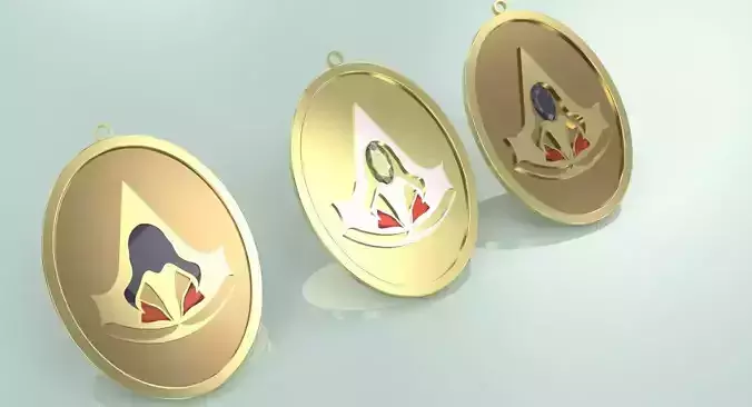 Assassins Creed pendant 3D model