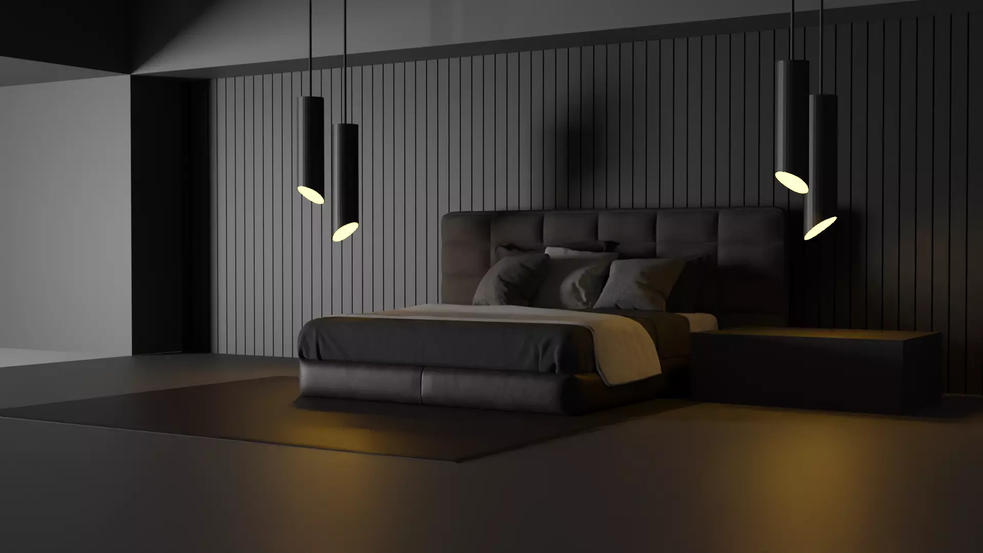 A Dark Room 3D model_0