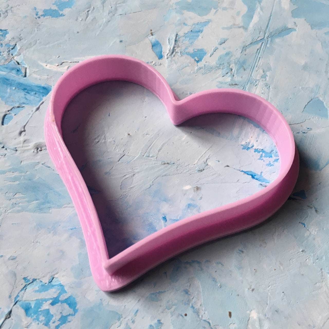 Heart Cookie Cutter 3D print model_5