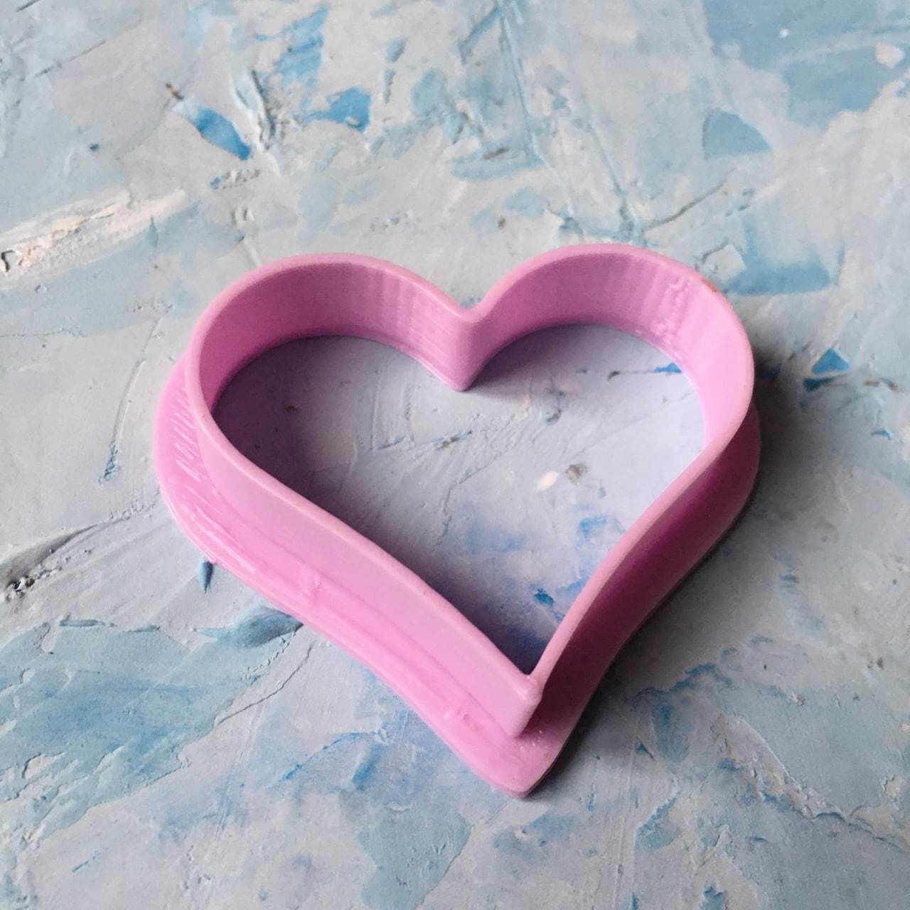 Heart Cookie Cutter 3D print model_10