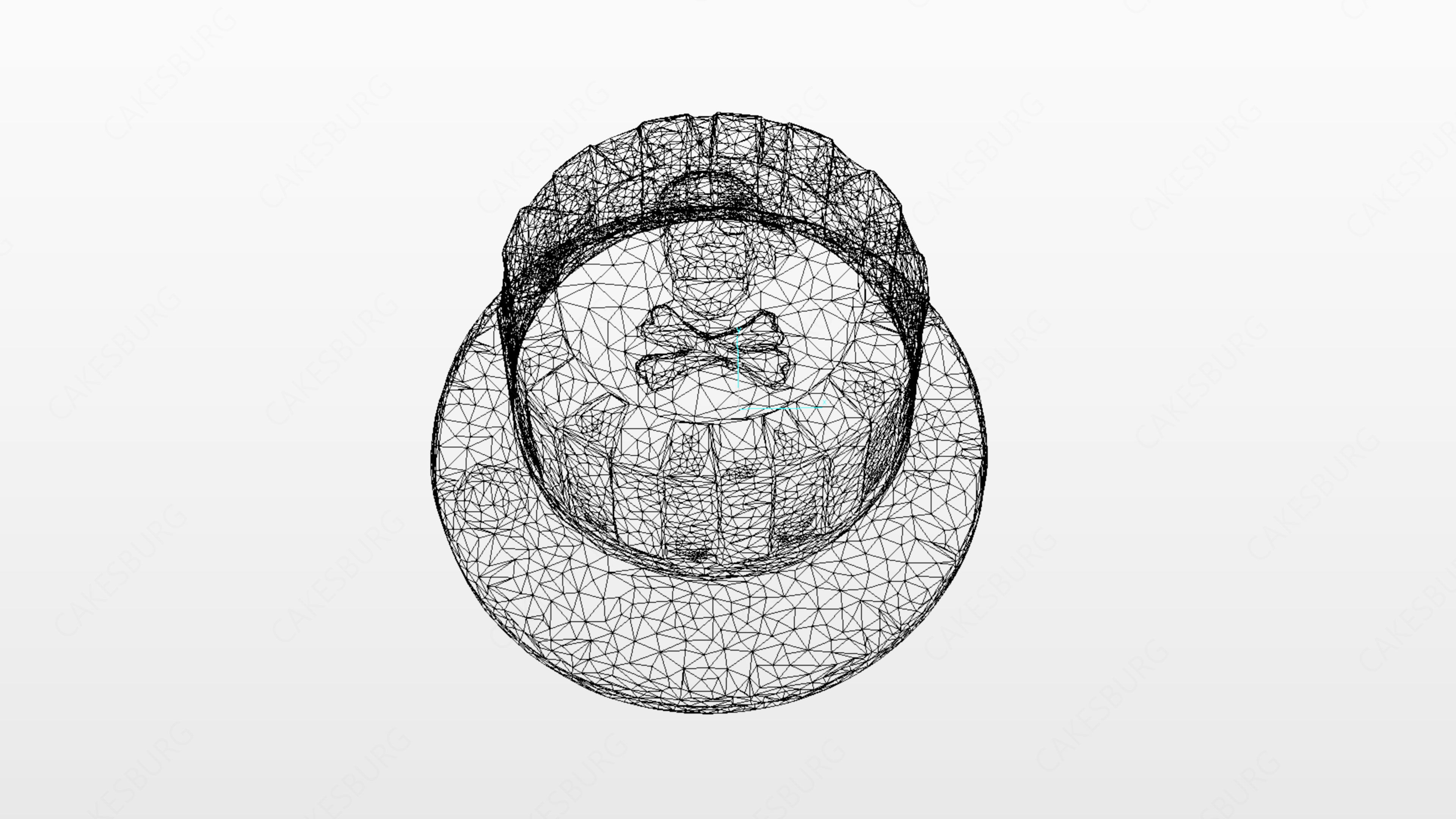 Pirate Cake 3D model_6