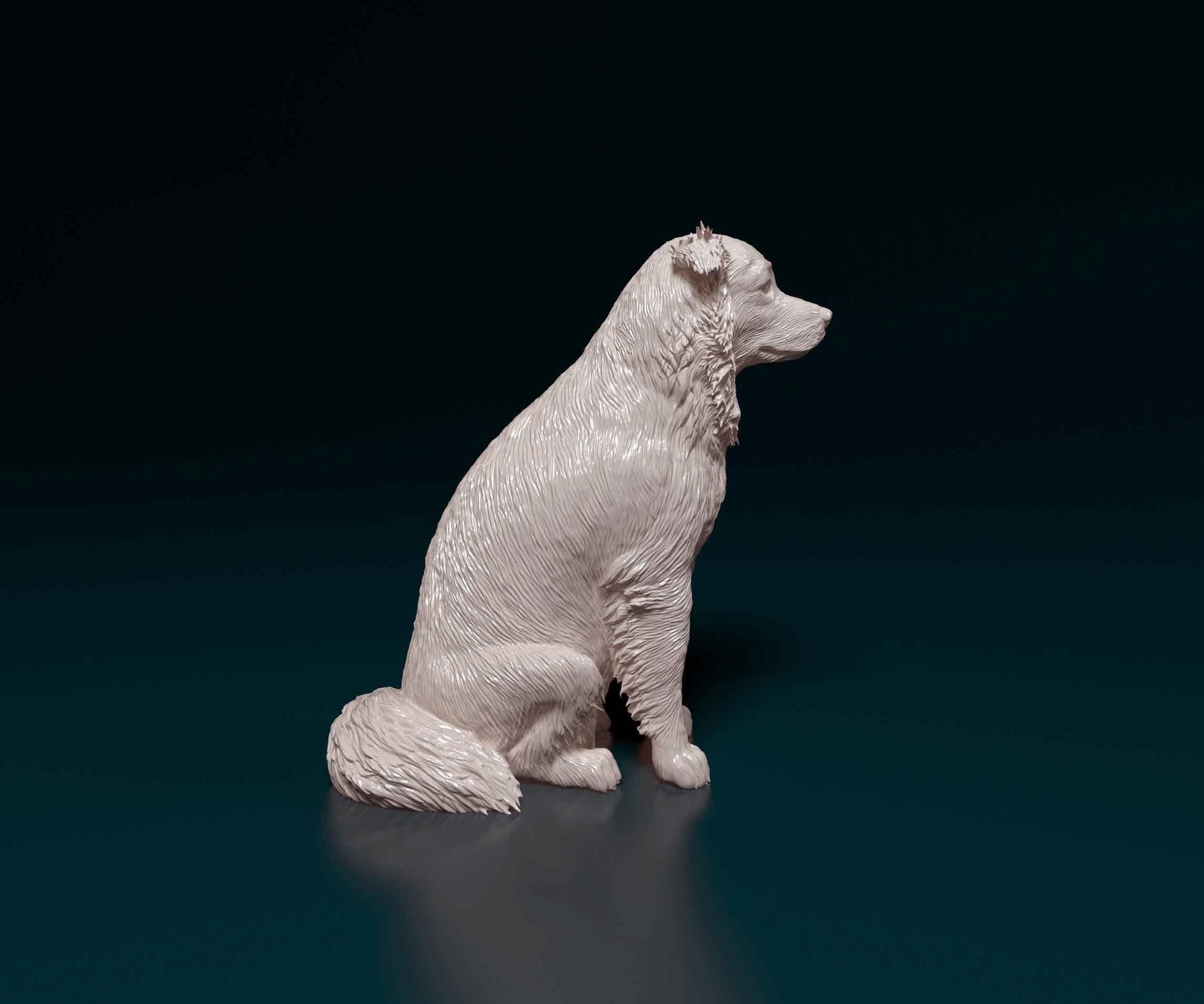 Golden retriever  3D print model_1