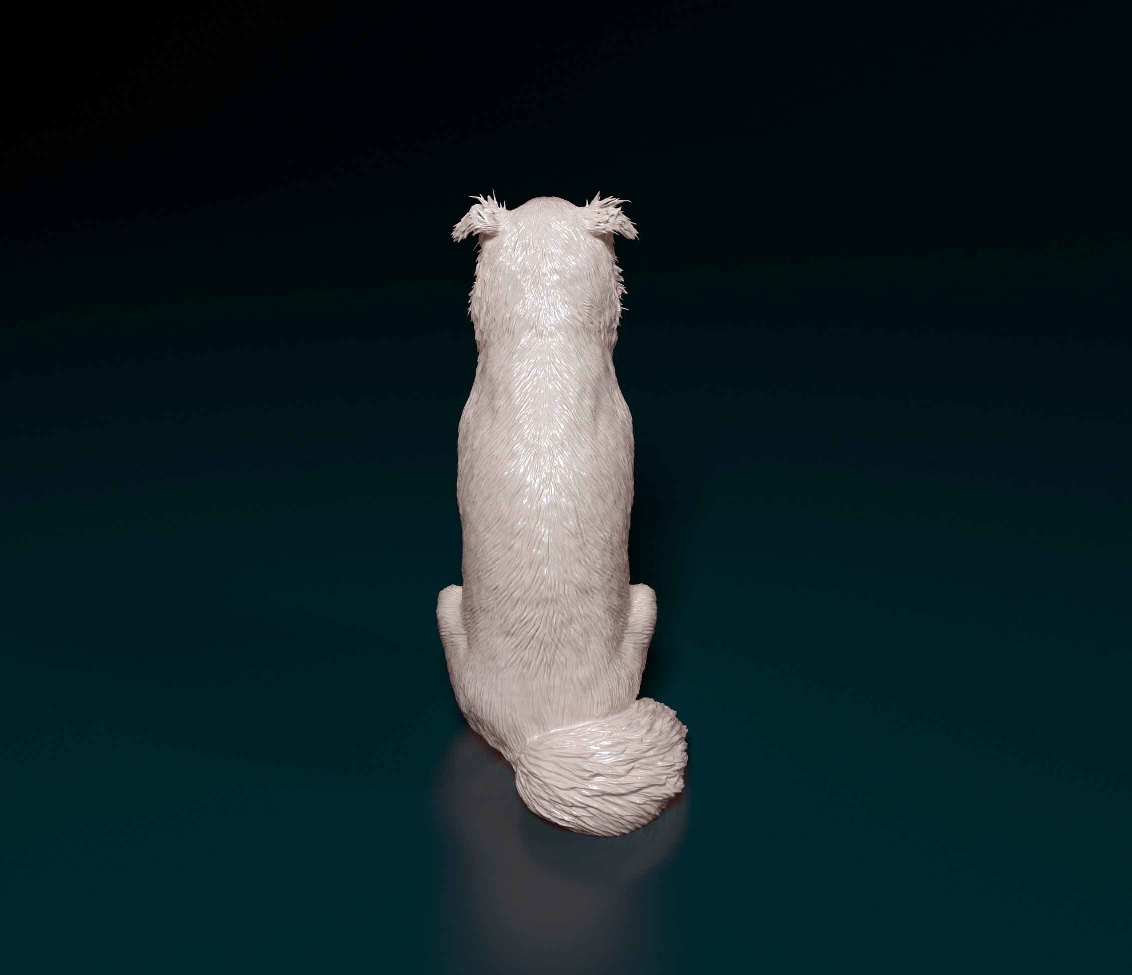 Golden retriever  3D print model_3