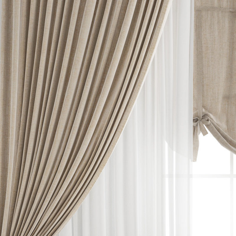 Curtain 323 3D model_1