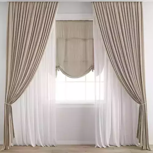 Curtain 323 3D model