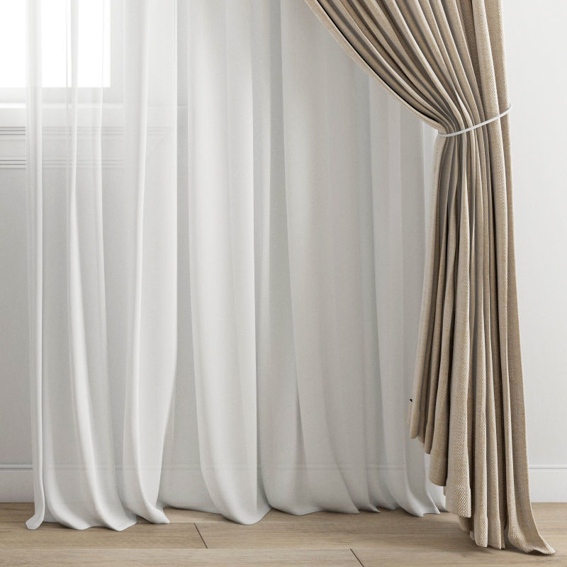 Curtain 323 3D model_2