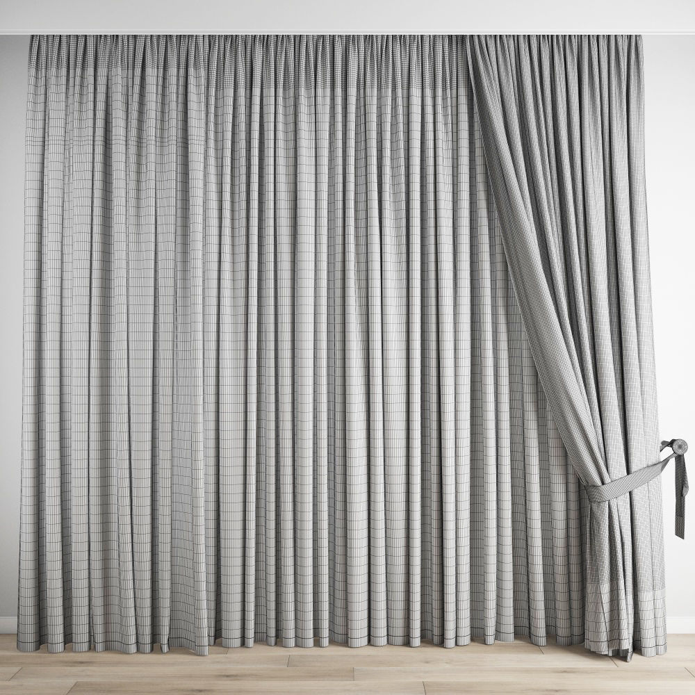 Curtain 324 3D model_3