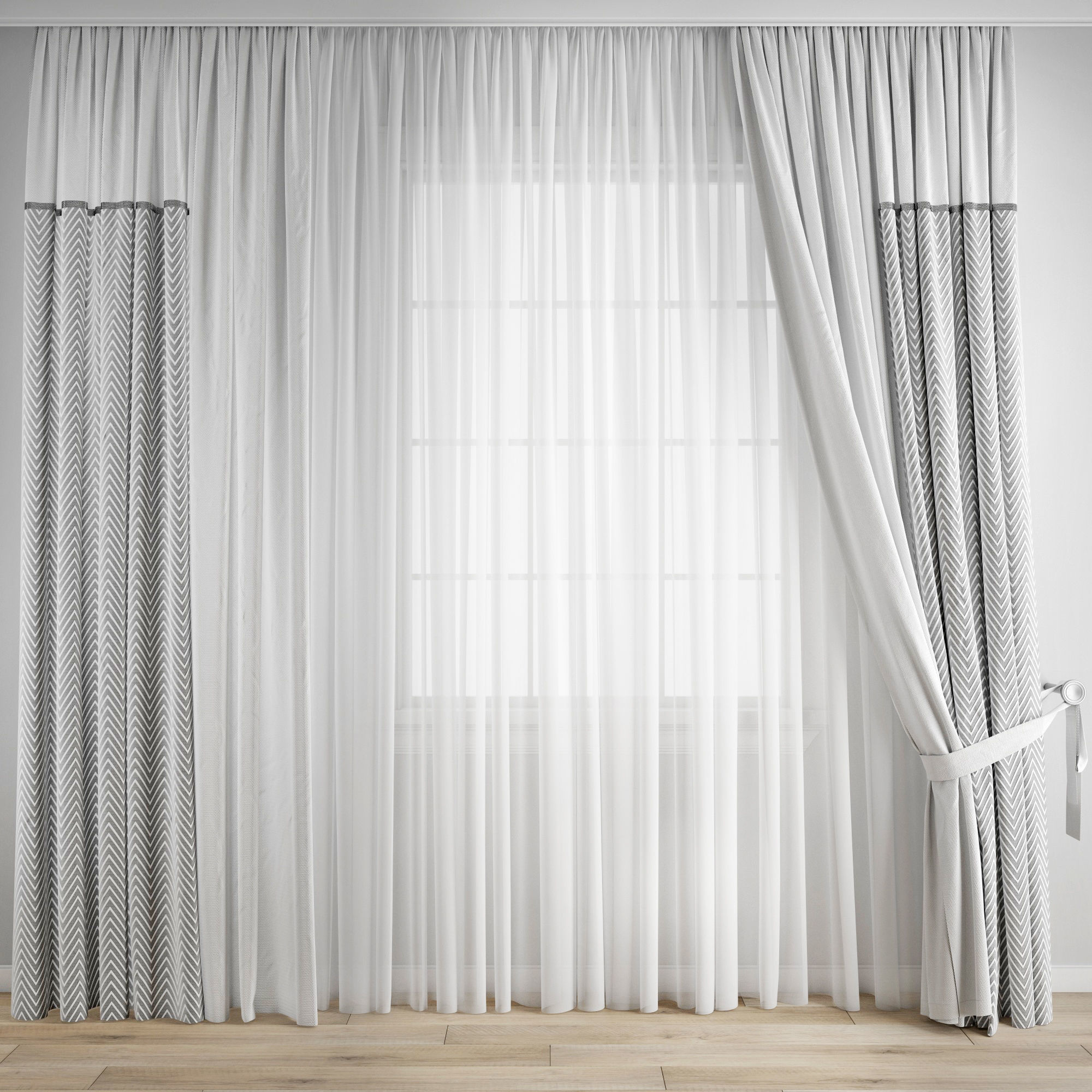 Curtain 324 3D model_5