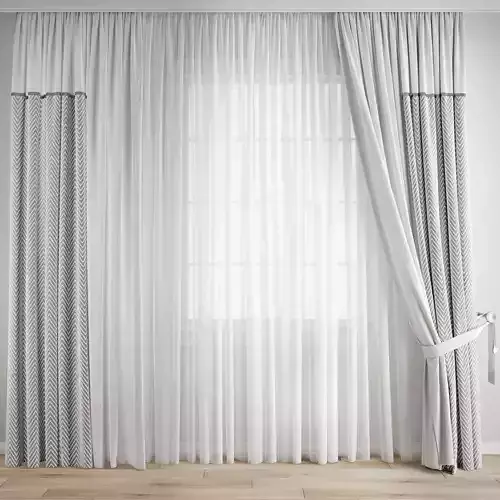 Curtain 324 3D model