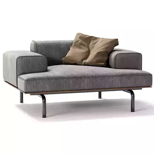 With-Armrests-Sumo-Armchair lounge chair with pillow