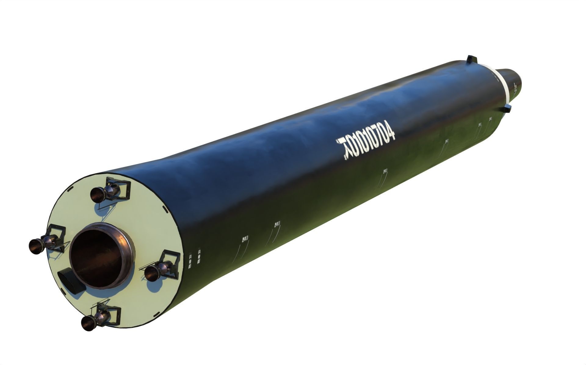 Hwasong 12 missile launcher 3D model_14