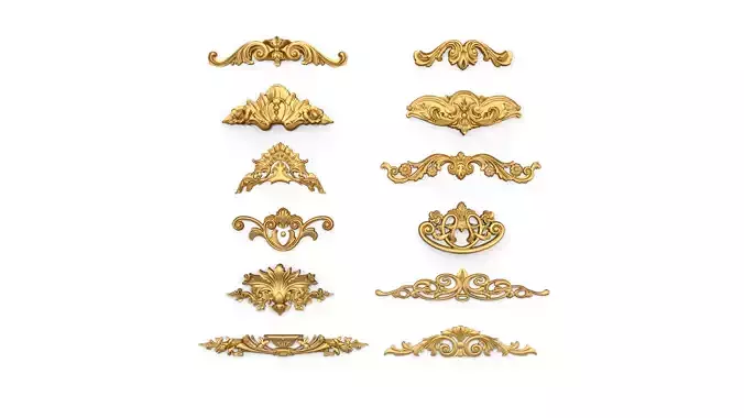 Acanthus Leaves Collection 12