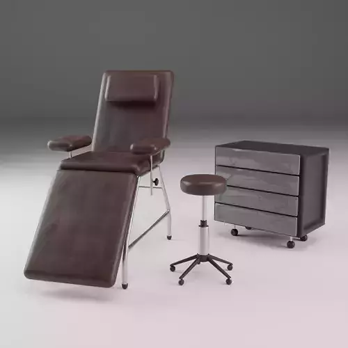 Leather Armchair Furniture Set Tattoo