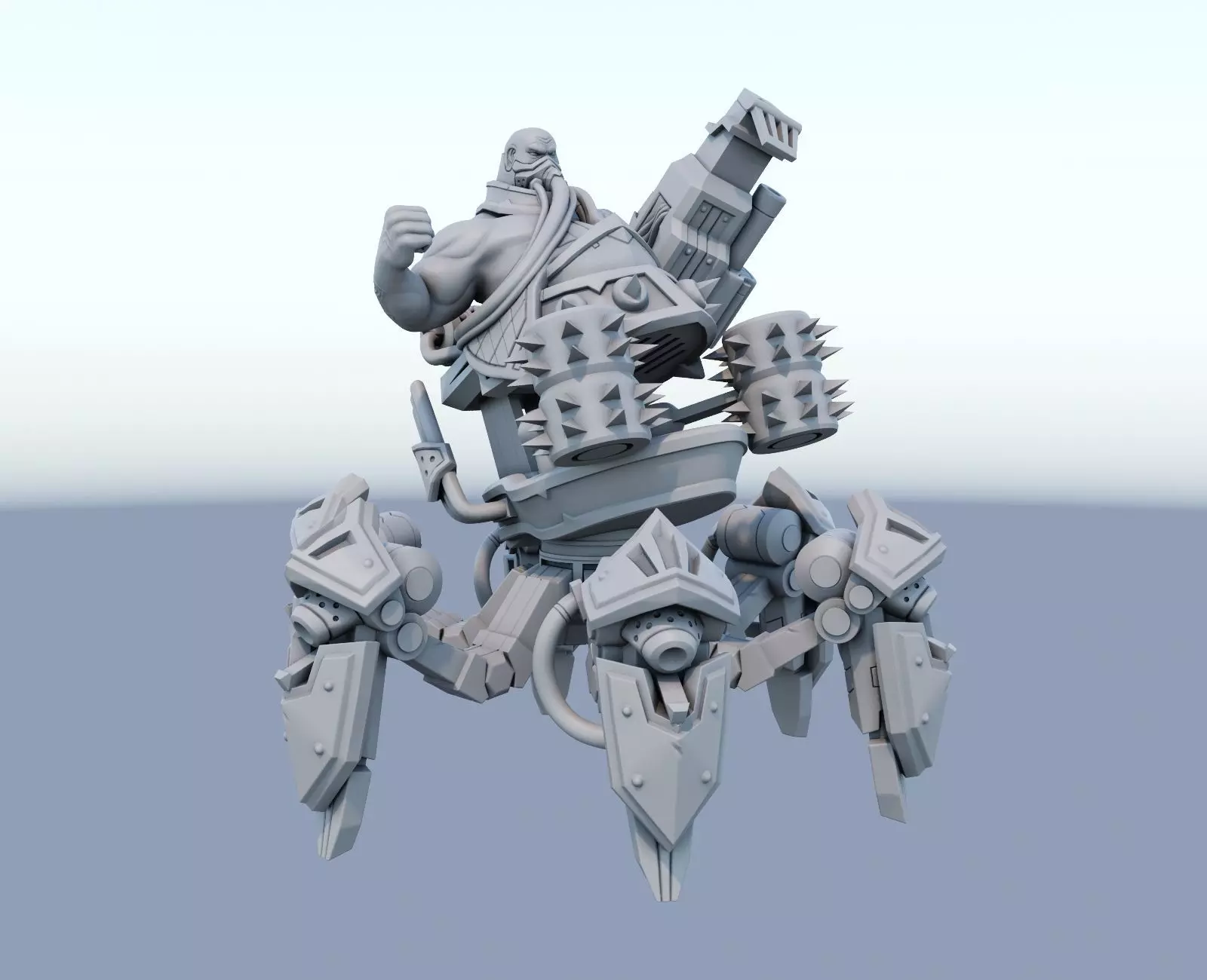 urgot League of Legends 3D print model 3D print model_0