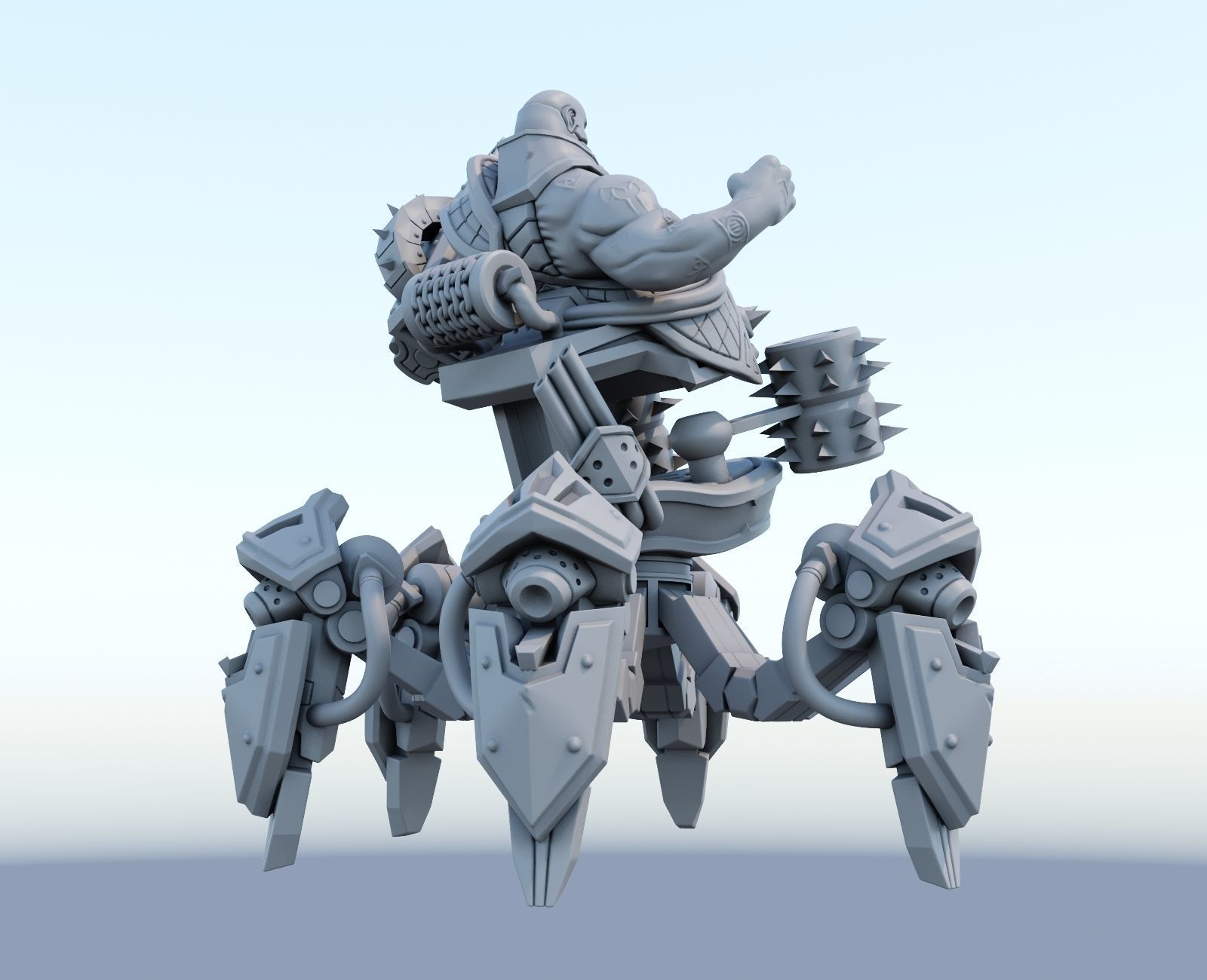urgot League of Legends 3D print model 3D print model_10