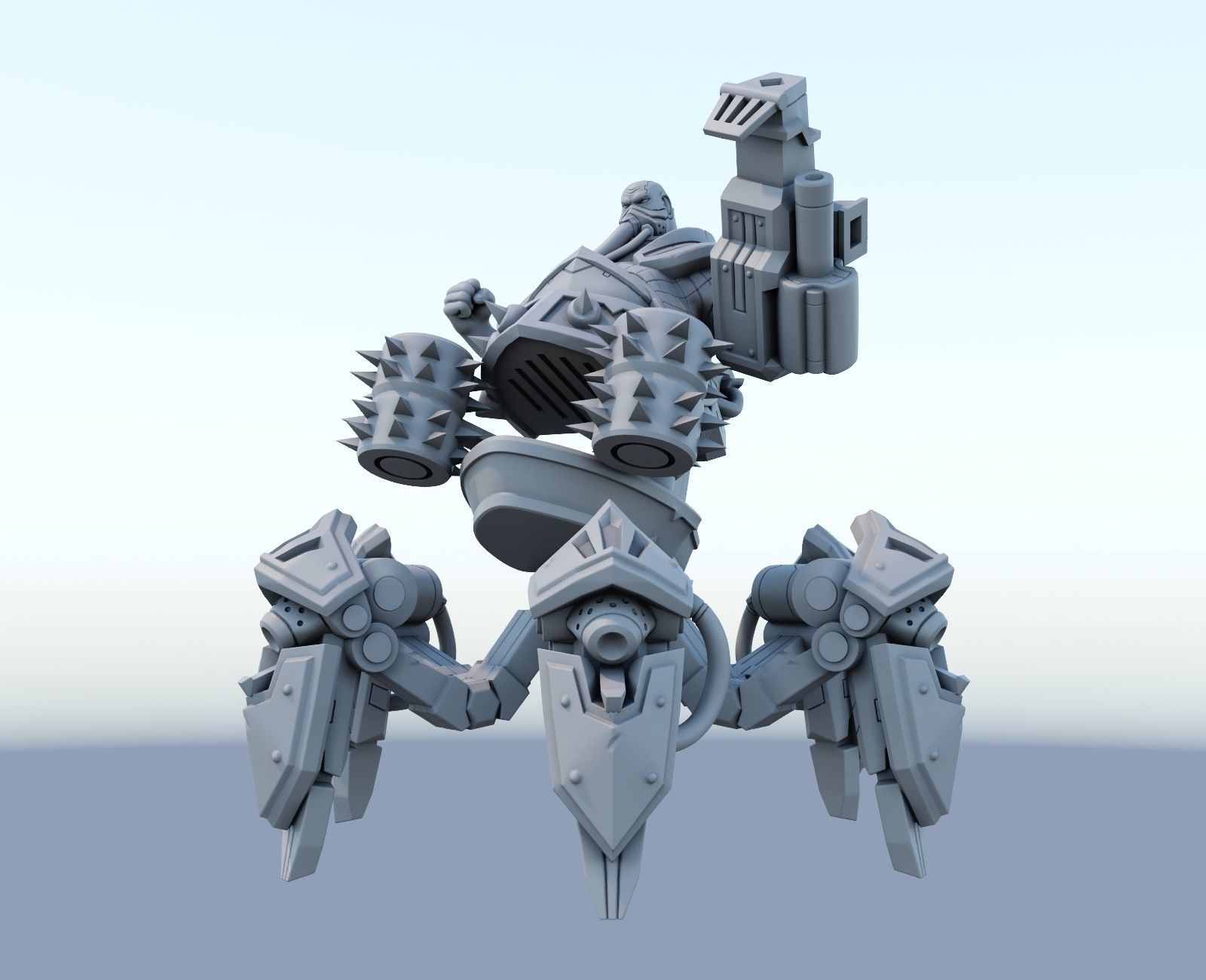 urgot League of Legends 3D print model 3D print model_7
