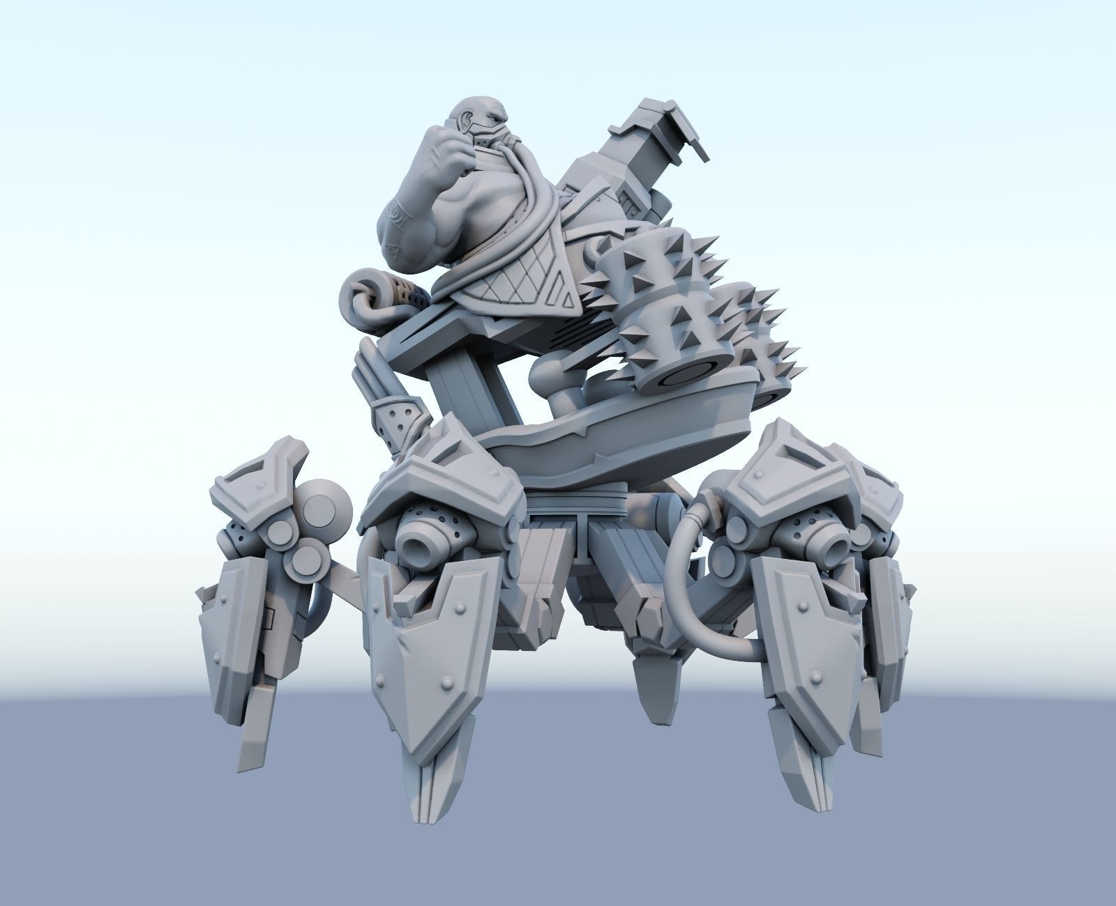 urgot League of Legends 3D print model 3D print model_9