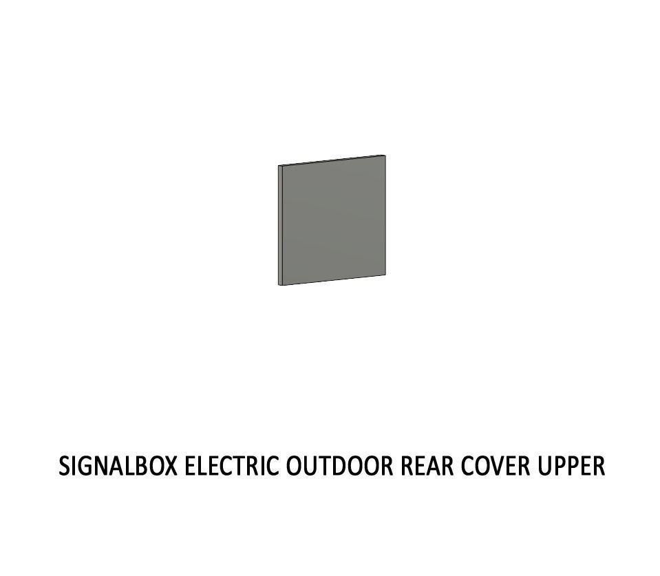 SIG-0002 Signal box set for electric control H0-scale 16 items 3D print model_6